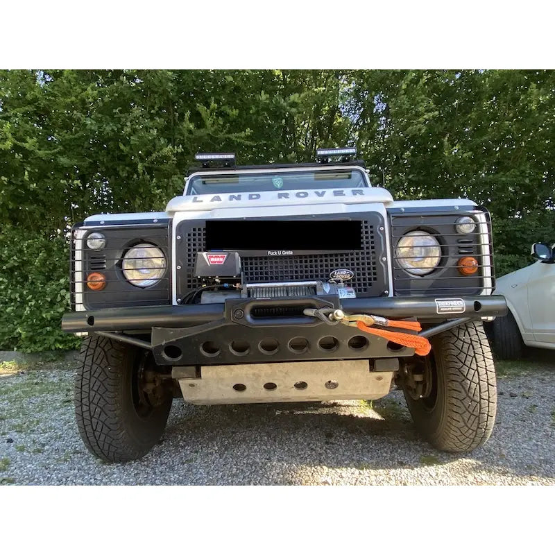 Seilwindenstoßstange TREKFINDER für LAND ROVER Defender I mit/ohne Klimaanlage inkl. TÜV® Teilegutachten