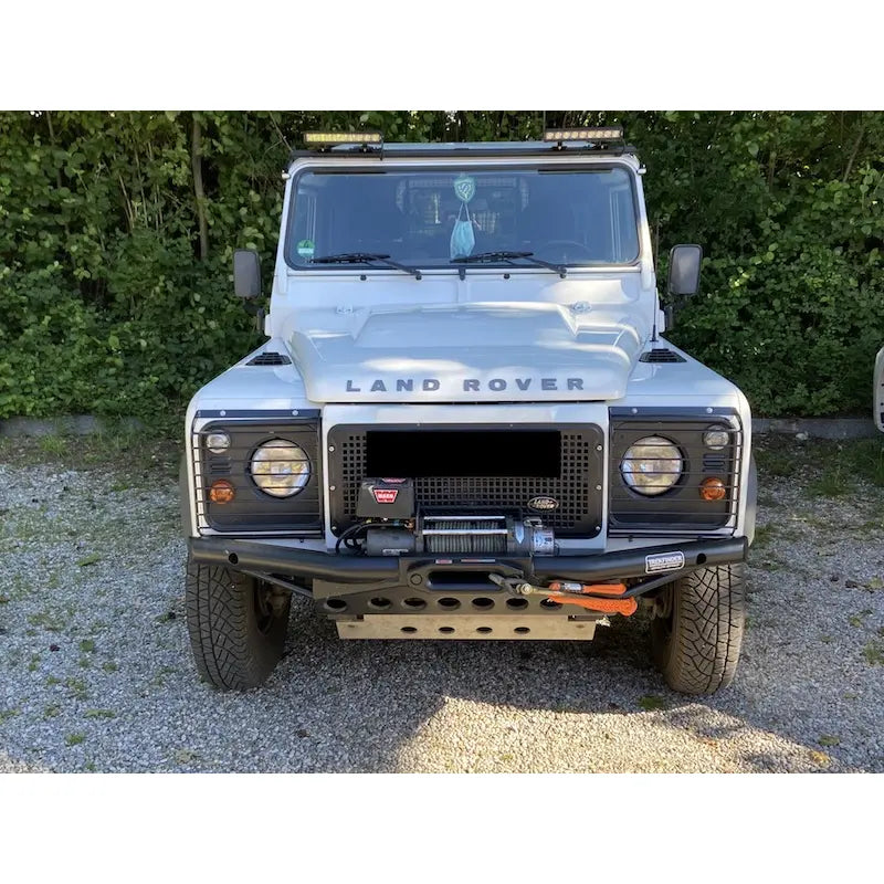 Seilwindenstoßstange TREKFINDER für LAND ROVER Defender I mit/ohne Klimaanlage inkl. TÜV® Teilegutachten