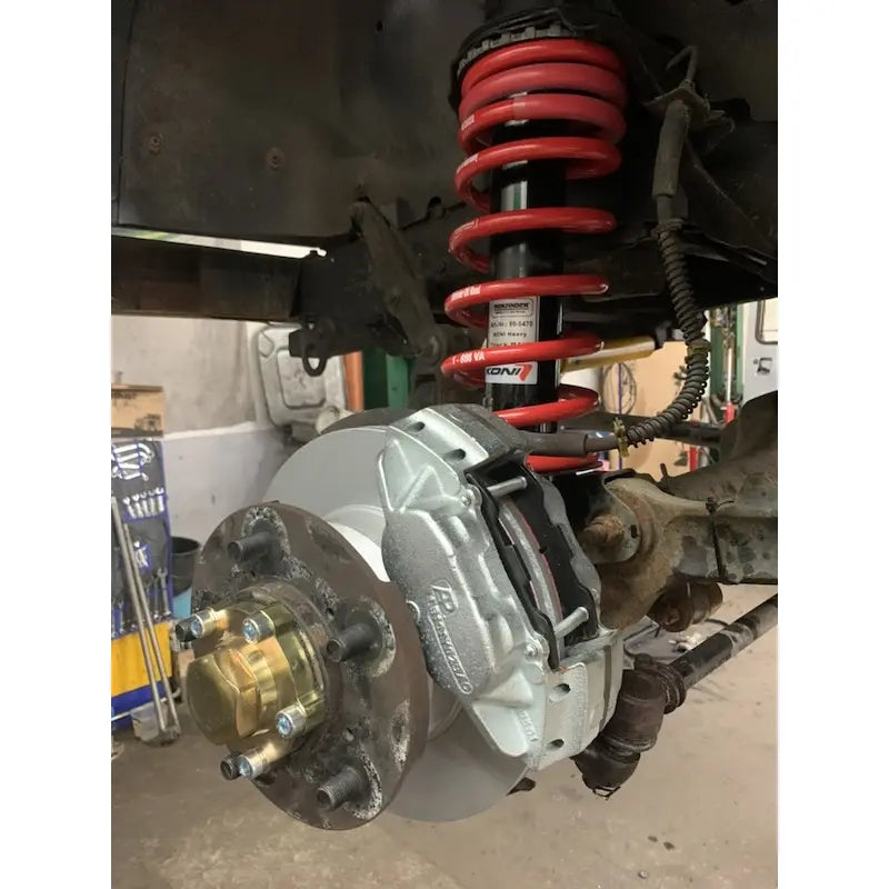 Höherlegungsfahrwerk TREKFINDER für LAND ROVER Defender 110 mit TREKFINDER RAID Dämpfer +40 Millimeter Höherlegung