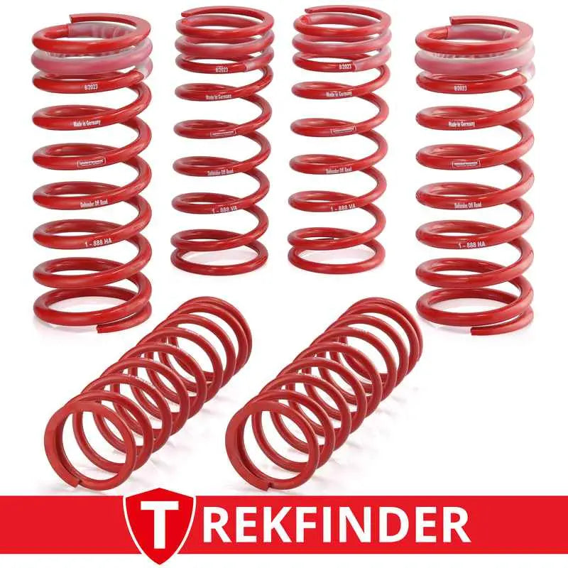 Höherlegungsfedernsatz TREKFINDER für LAND ROVER Defender 130 schwere Zuladung + 40 mm