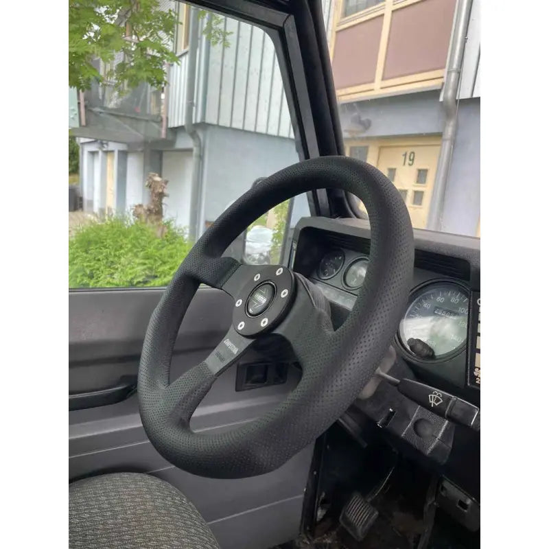 Lenkradset COMPETITION ( Lenkrad + Nabe ) TREKFINDER für LR Defender 90/110/130 OHNE ESC, MIT 19 mm Lenksäule bzw. 48er Verzahnung