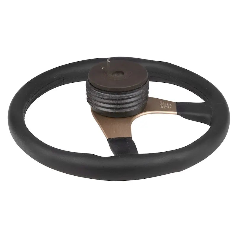 Lenkradset TUNER silber ( Lenkrad + Nabe ) TREKFINDER für LR Defender 90/110/130 MIT ESC, MIT 19 mm Lenksäule bzw. 48er Verzahnung