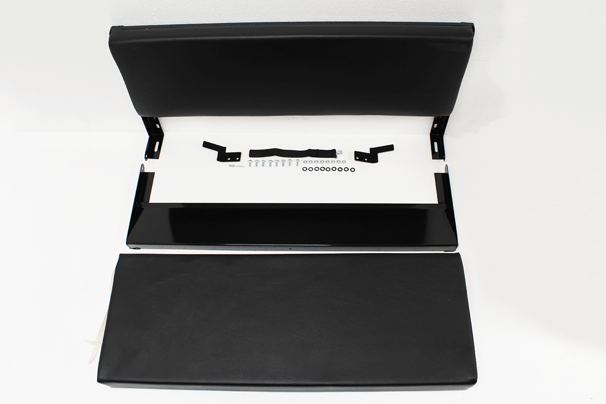 Sitzbank hinten (2-Sitzer) schwarzes Vinyl (Nachbauqualität)