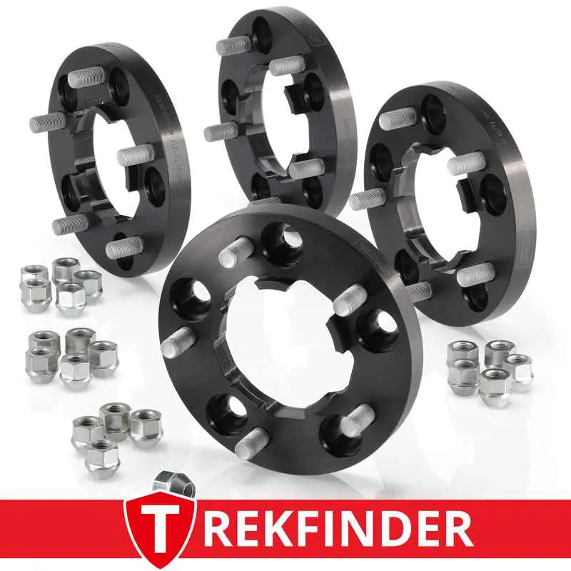Spurverbreiterungssatz 2 Achsen von TREKFINDER für LAND ROVER Defender bis`16 / +46 Millimeter mit TGA