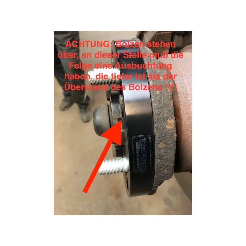 Spurverbreiterungssatz 1 Achse von TREKFINDER für LAND ROVER Defender bis`16 / +46 Millimeter mit TGA