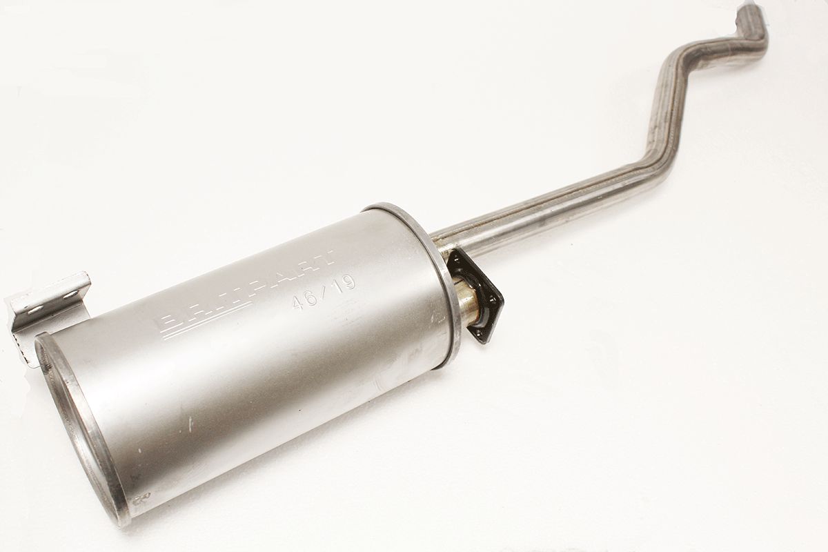 Endschalldämpfer Edelstahl LHD