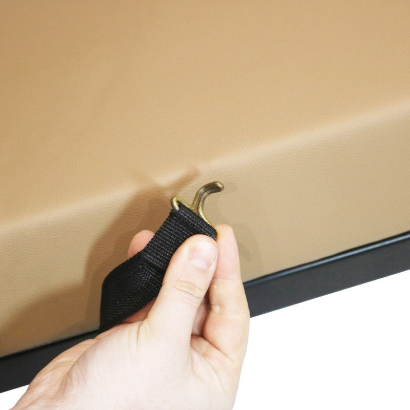 Defender & Serie 2er Sitzbank (Camel Vinyl)