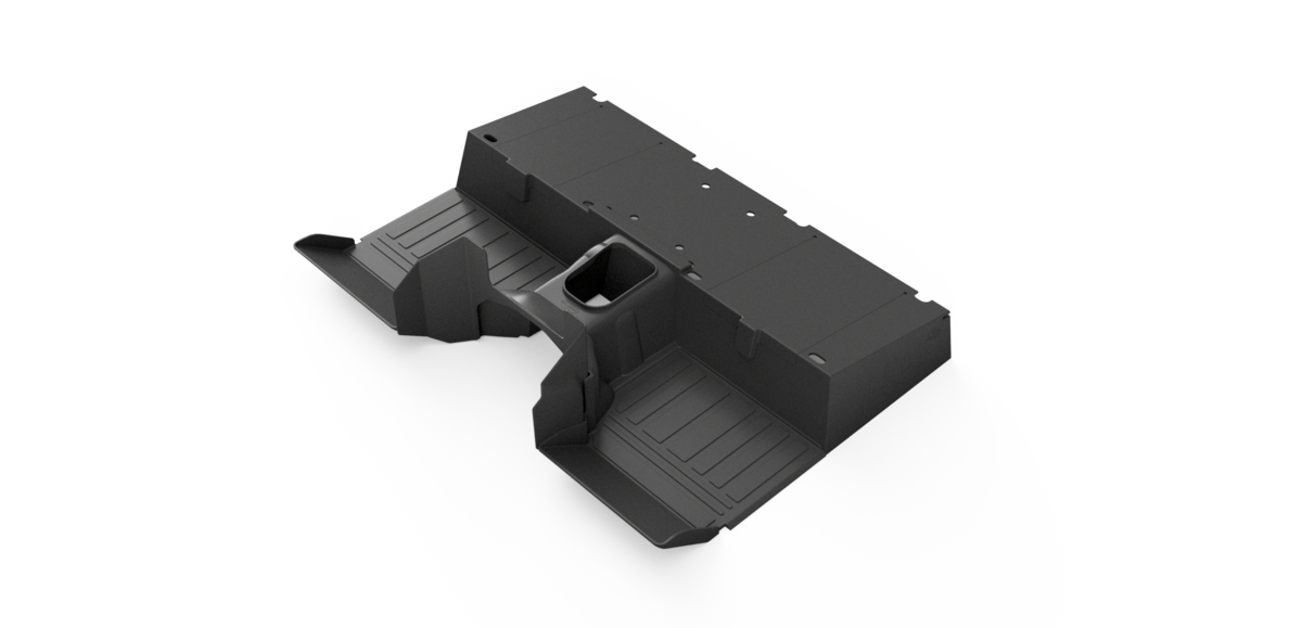 Mattensatz mit Dämmung für Defender mit LT77 Getriebe