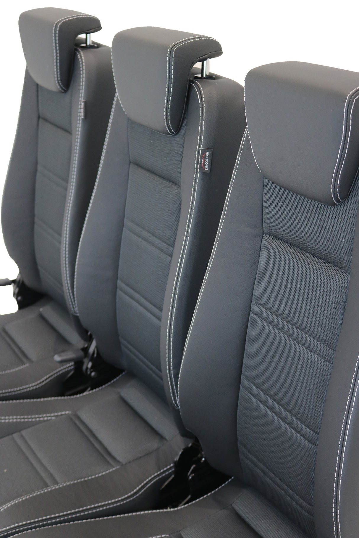 Defender "PREMIUM HIGH BACKS XS" Sitze (zweite Sitzreihe) (schwarzes Leder)