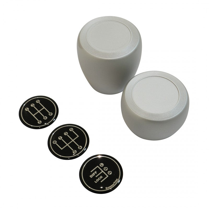 Schaltknauf-Set (für LT77 und R380 Getriebe) Aluminium