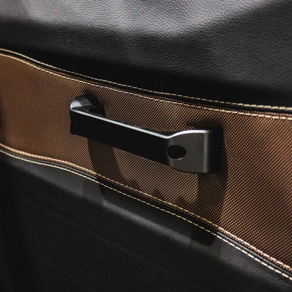 Defender Türgriffe innen (Paar) Aluminium (CNC-gefräßt, schwarz eloxiert)