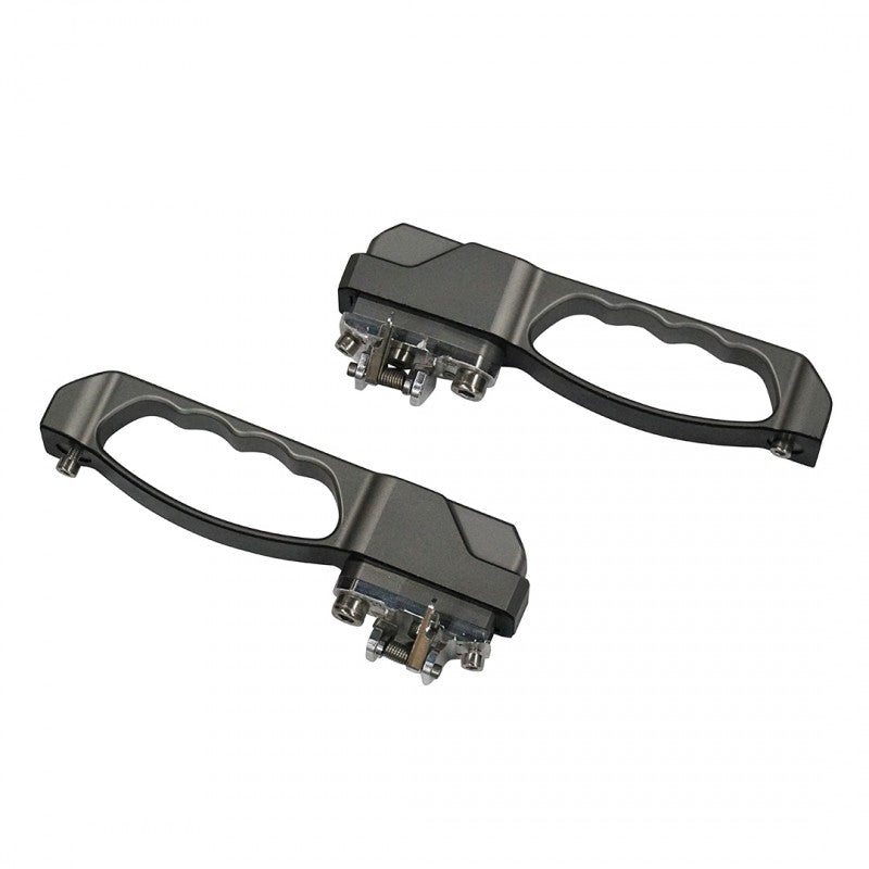 Defender Türgriffe (Paar) Aluminium außen (CNC-gefräßt, grau)