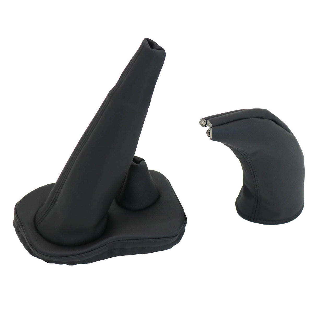 Schalthebelmanschette & Handbremshebelmanschette (für LT77 und R380 Getriebe) schwarzes Vinyl