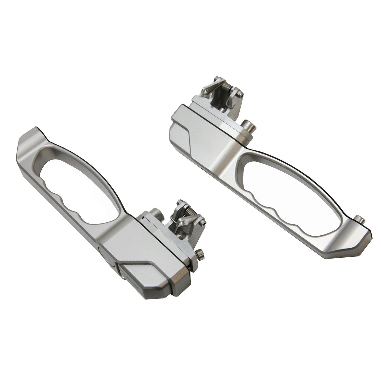 Defender Türgriffe (Paar) Aluminium außen (CNC-gefräßt, silber)