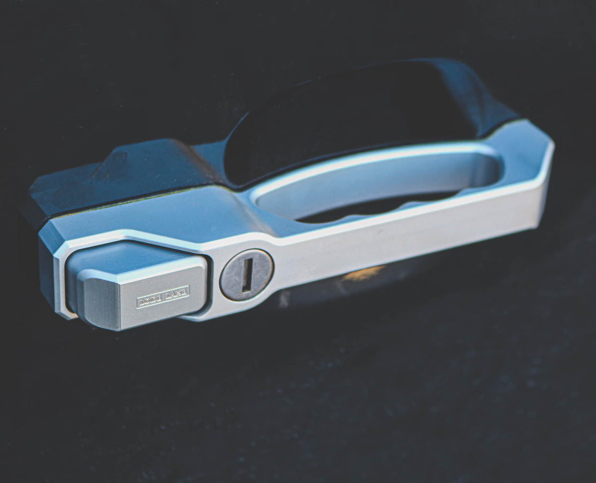 Defender Türgriffe (Paar) Aluminium außen (CNC-gefräßt, silber)