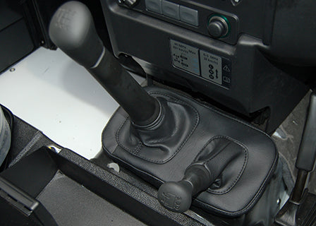 Schalthebelmanschette (TD4) schwarzes Leder