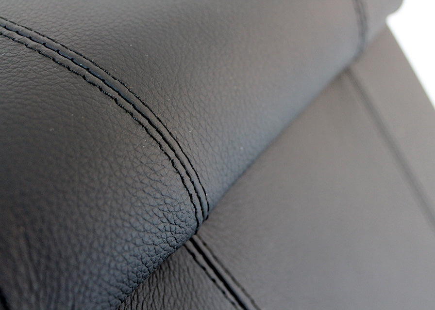 Premium Cubby Box (schwarzes Leder)