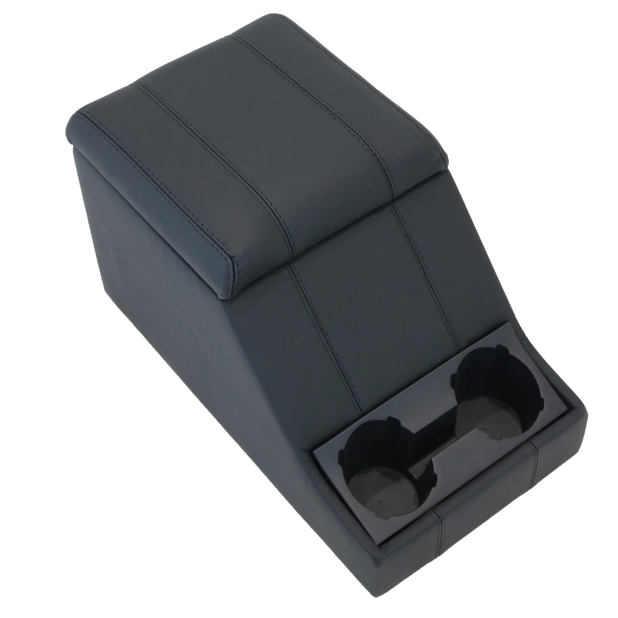 Premium Cubby Box (schwarzes Leder)