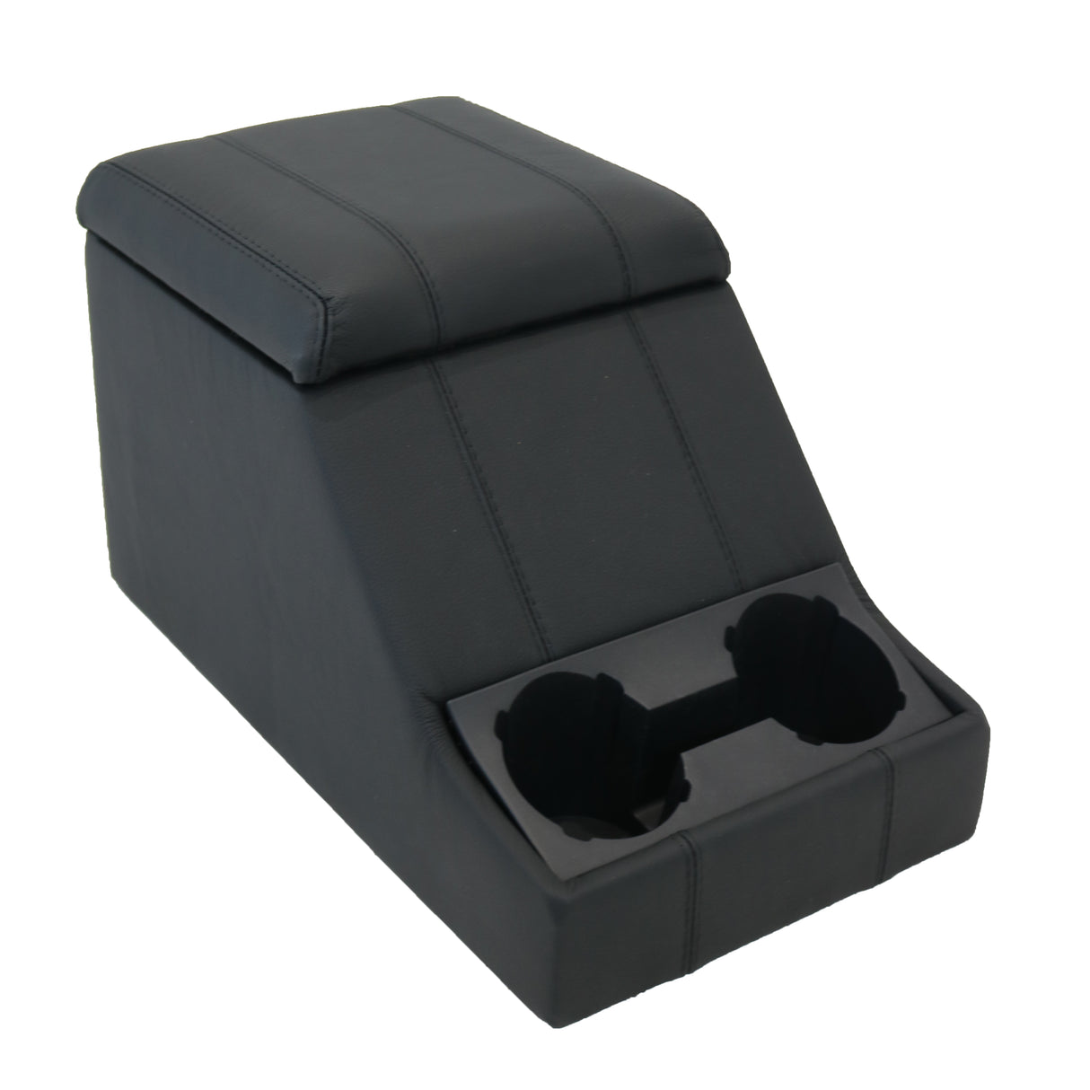 Premium Cubby Box (schwarzes Leder)