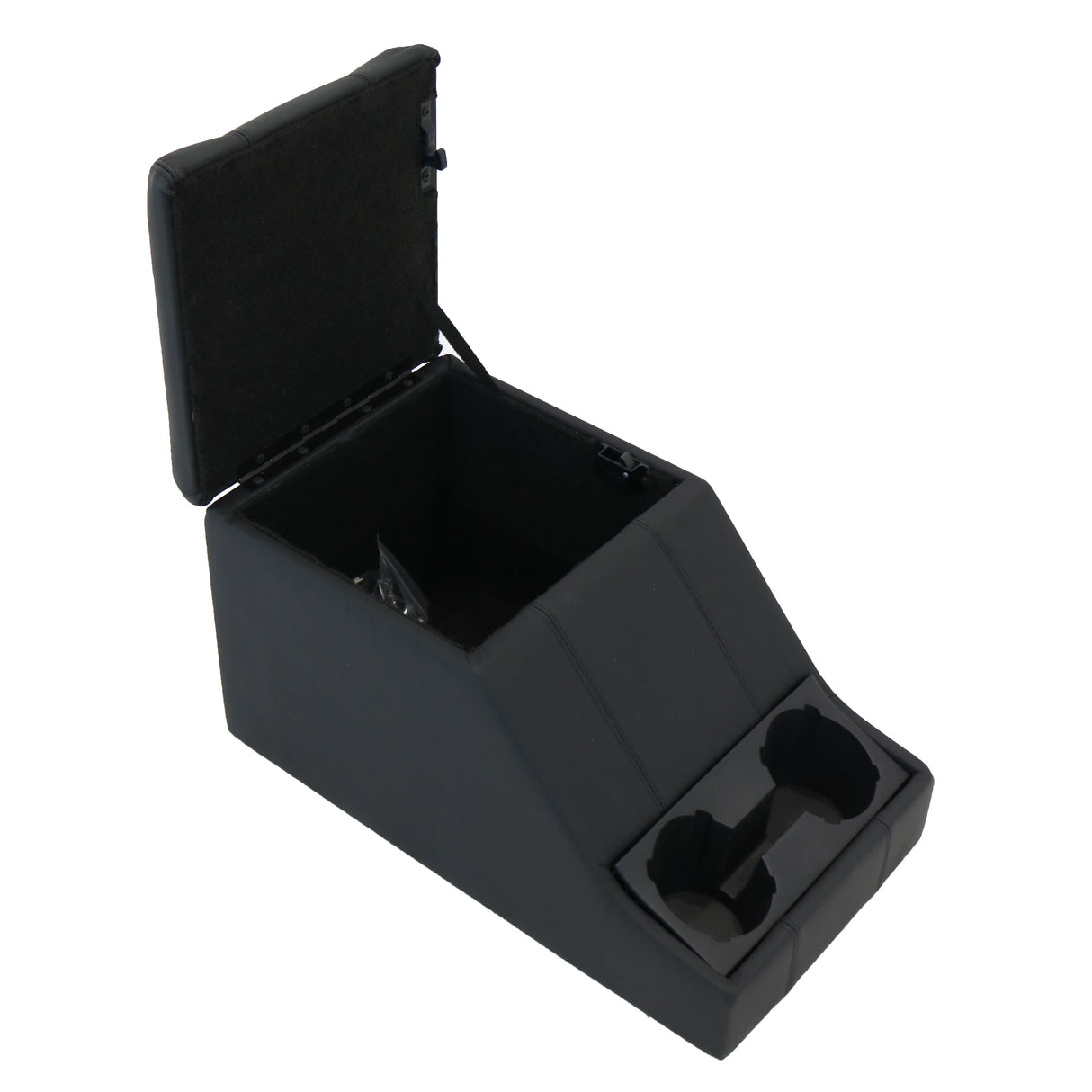 Premium Cubby Box (schwarzes Leder)