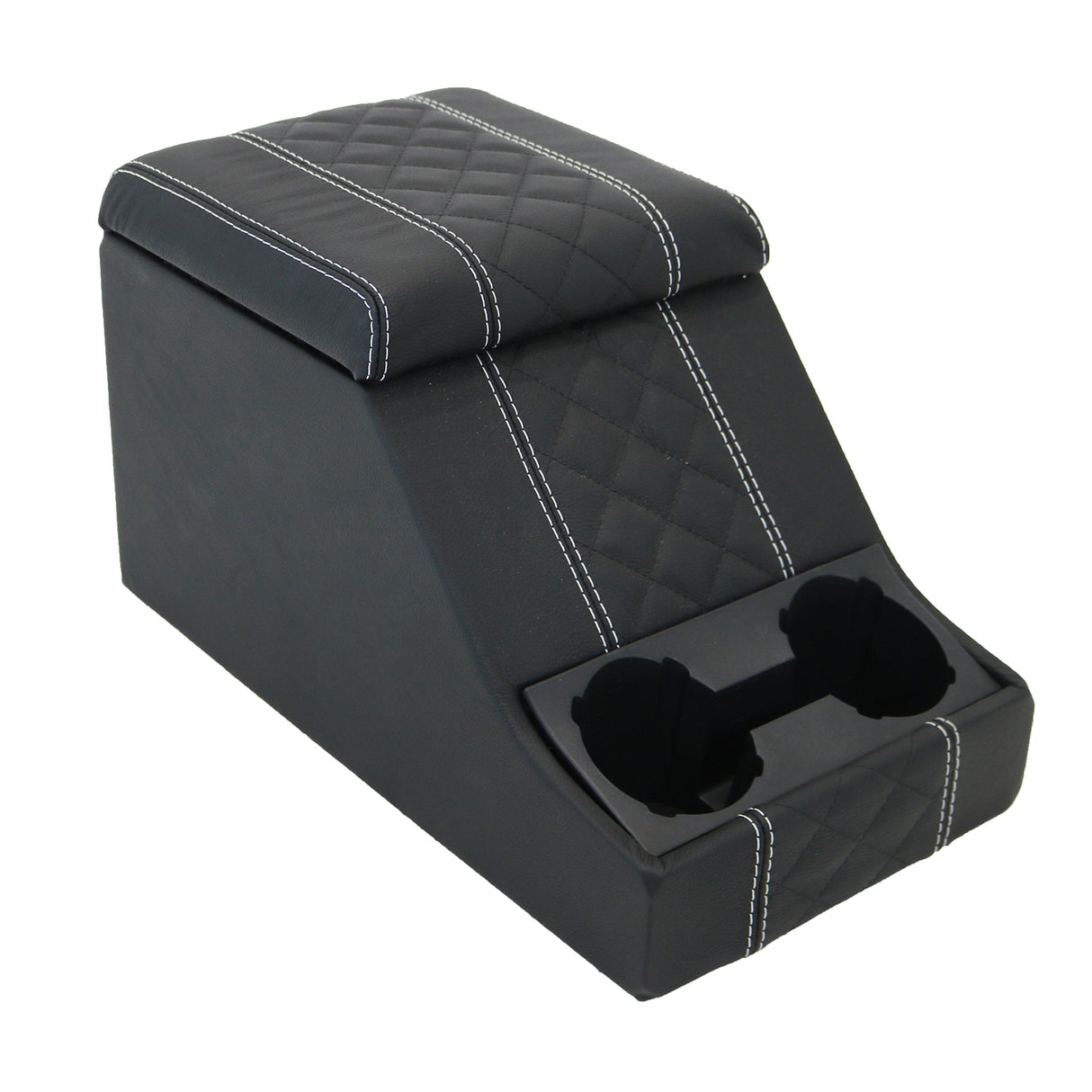 Premium Cubby Box (DXS Leder, weiße Naht)