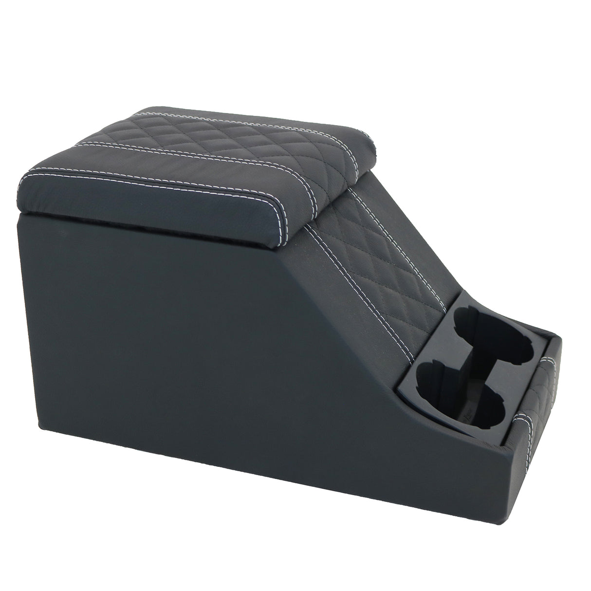 Premium Cubby Box (DXS Leder, weiße Naht)