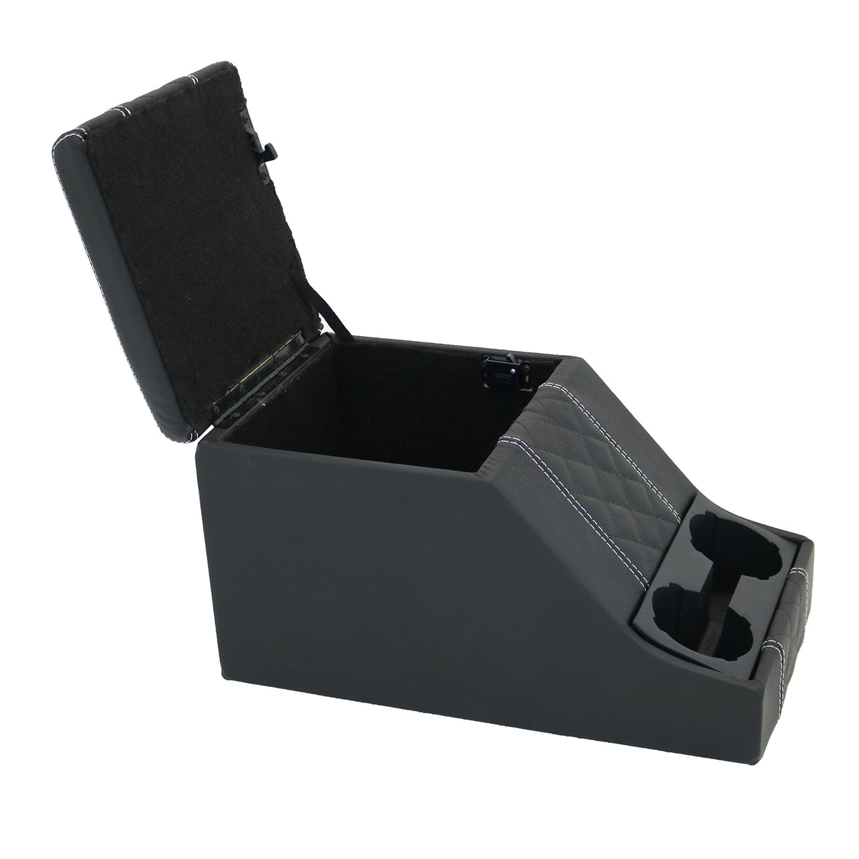 Premium Cubby Box (DXS Leder, weiße Naht)