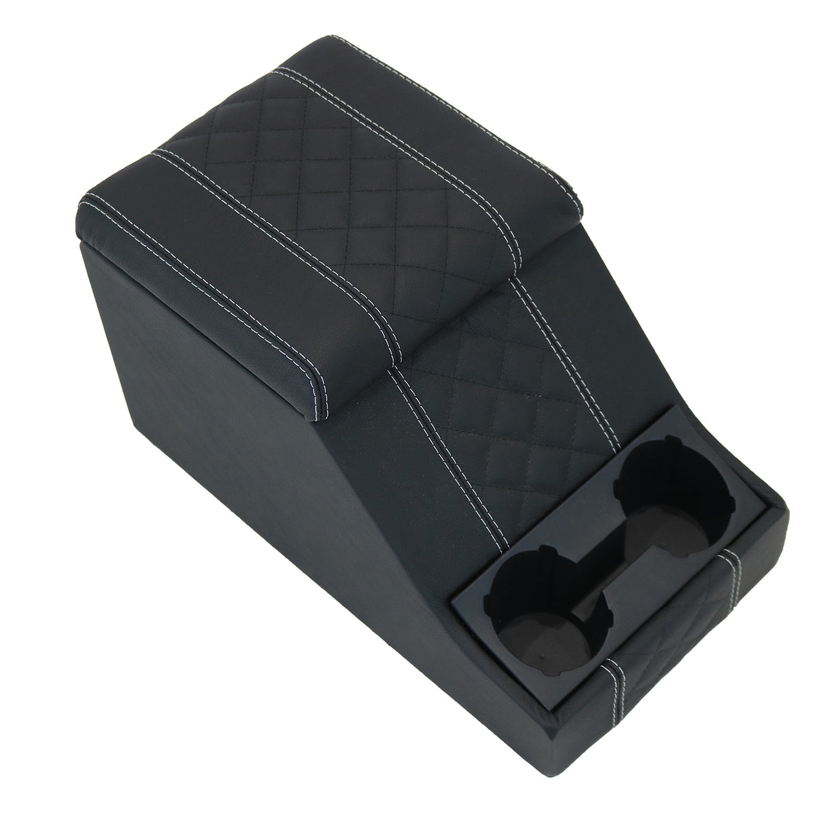 Premium Cubby Box (DXS Leder, weiße Naht)