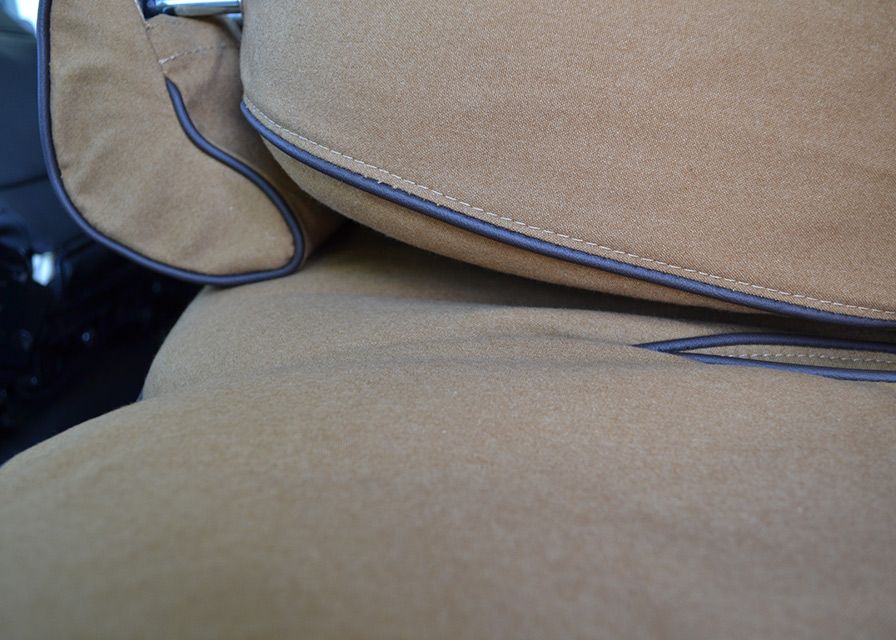 Defender TD4 Sitzbezüge (zweite Sitzreihe 60/40) (Sand)