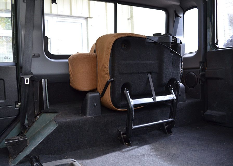 Defender TD4 Sitzbezüge (Paar) Sitze Kofferraum (Sand)