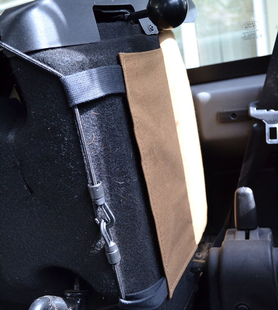 Defender TD4 Sitzbezüge (Paar) Sitze Kofferraum (Sand)