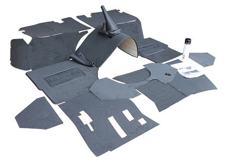 Teppich-Set komplett Defender 90 mit R380 Getriebe