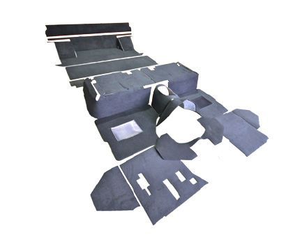 Teppich-Set komplett Defender 110 Crew Cab mit R380 Getriebe (TD5 / späte 300TDI)