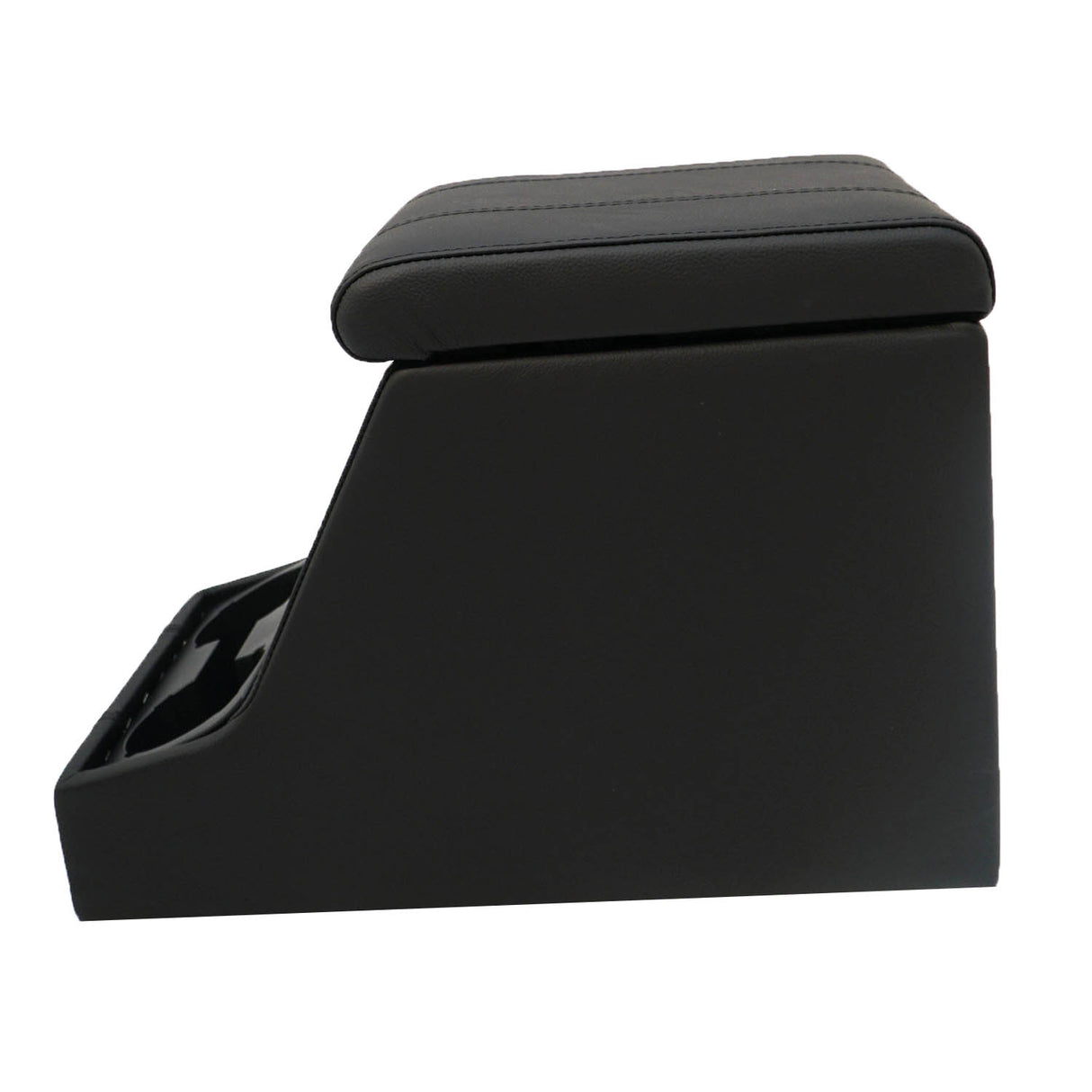 Premium XL Cubby Box (schwarzes Leder)