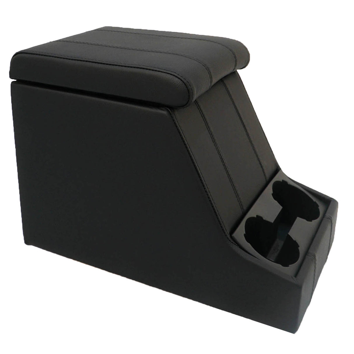 Premium XL Cubby Box (schwarzes Leder)