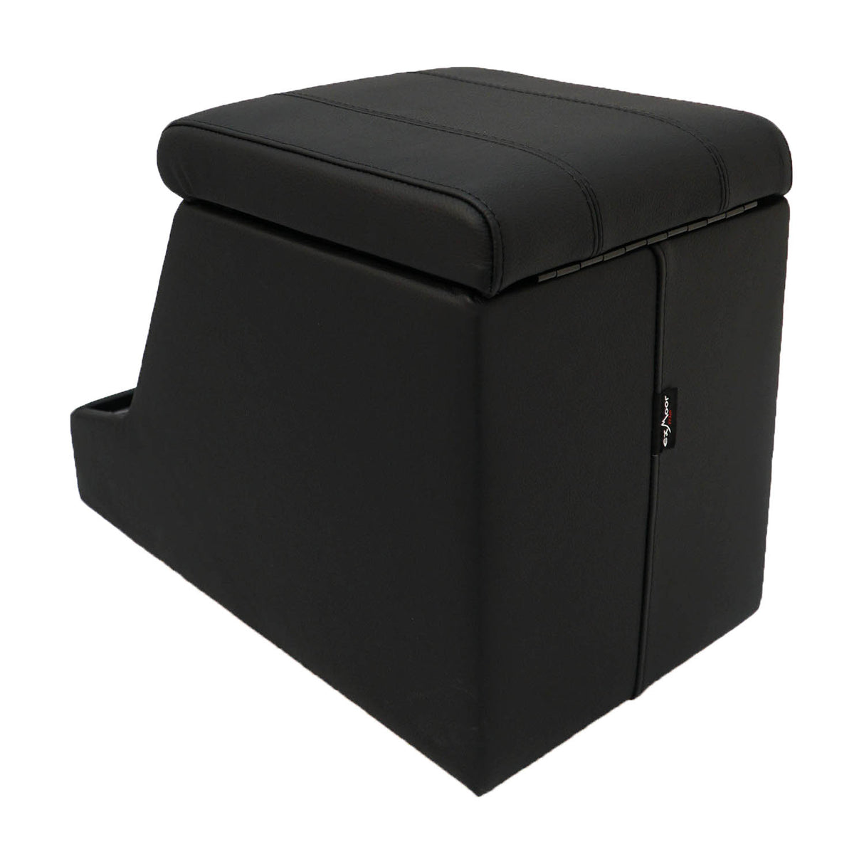 Premium XL Cubby Box (schwarzes Leder)