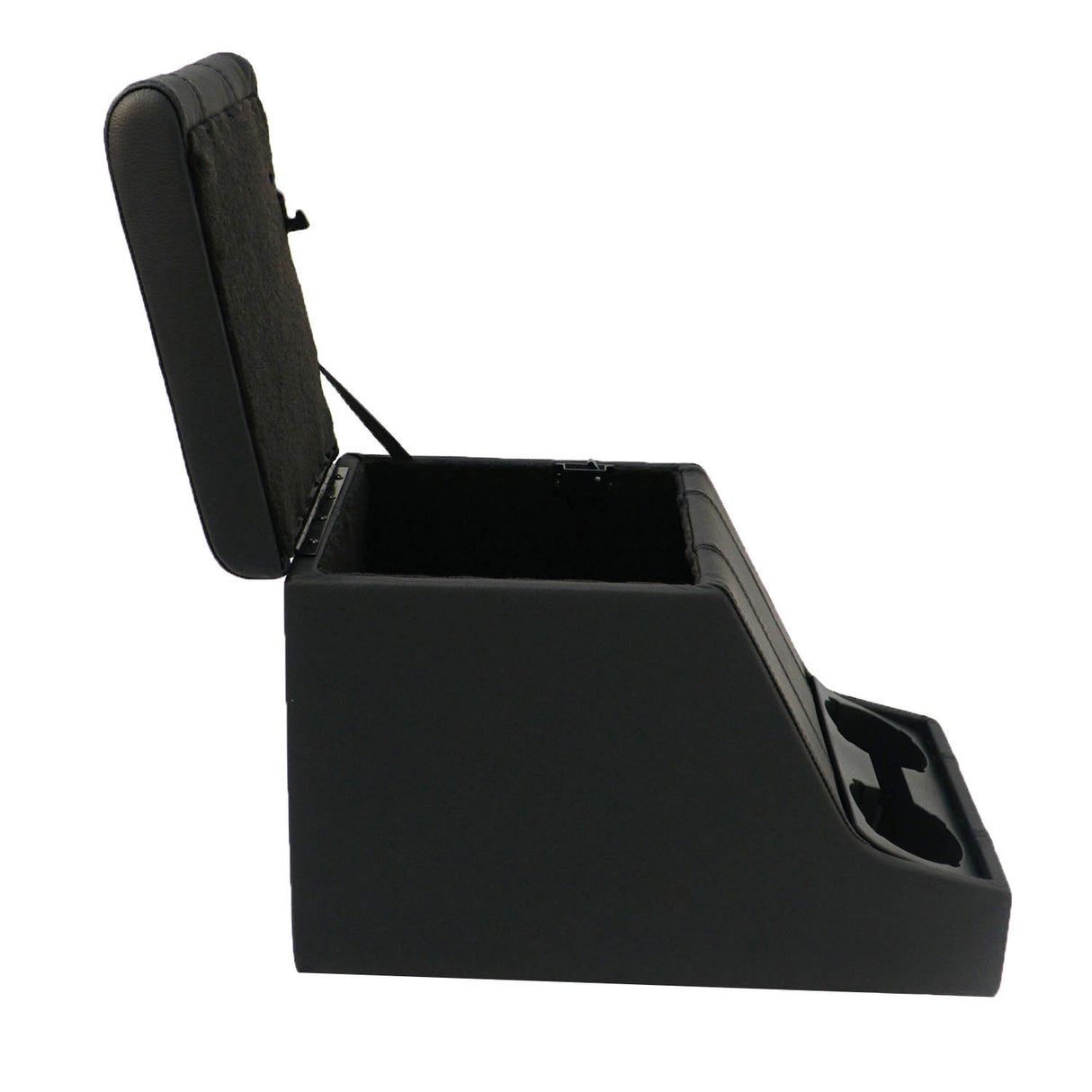 Premium XL Cubby Box (schwarzes Leder)