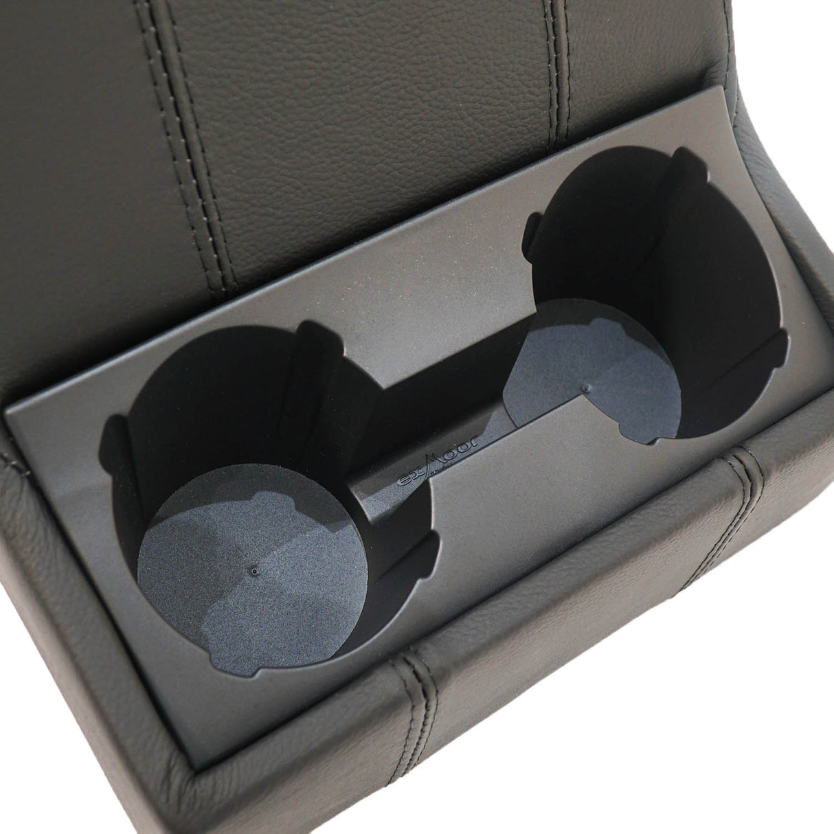 Premium XL Cubby Box (schwarzes Leder)