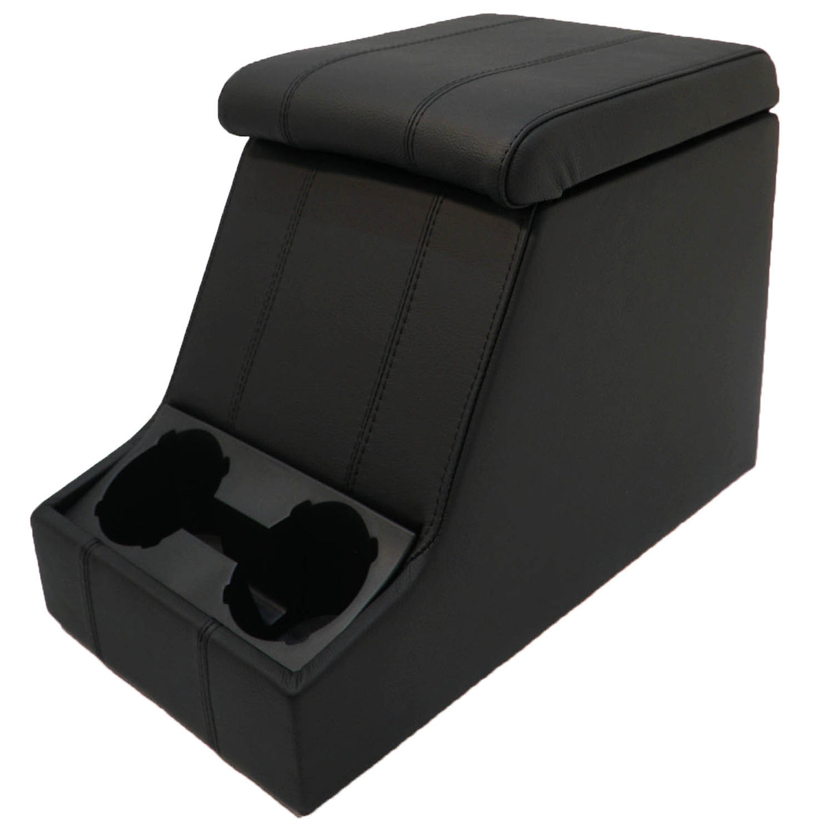 Premium XL Cubby Box (schwarzes Leder)