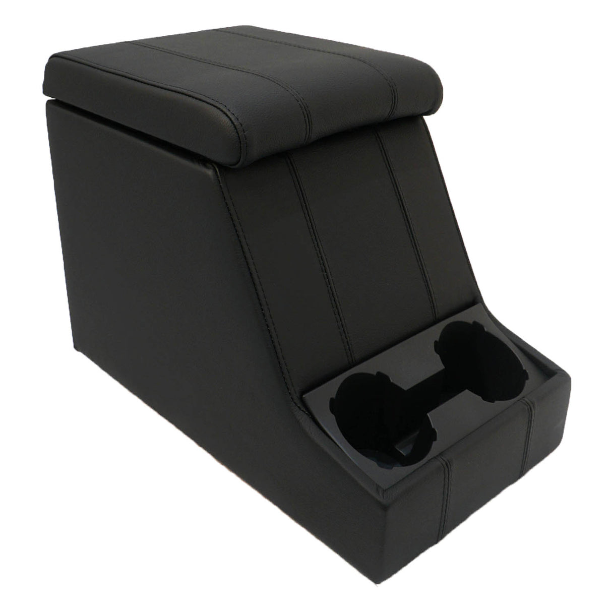 Premium XL Cubby Box (schwarzes Leder)