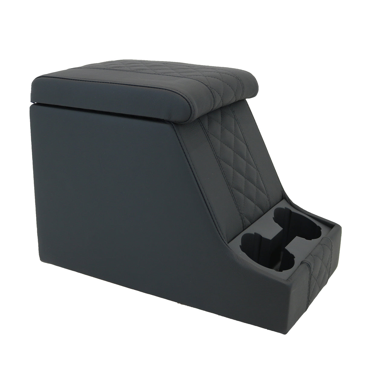 Premium XL Cubby Box (Diamond, schwarzes Leder)