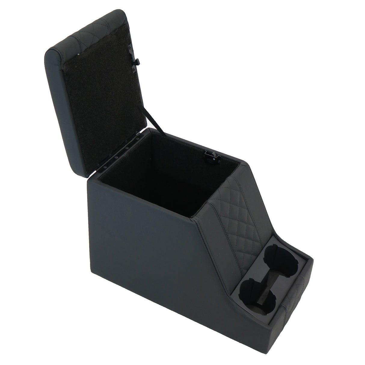 Premium XL Cubby Box (Diamond, schwarzes Leder)