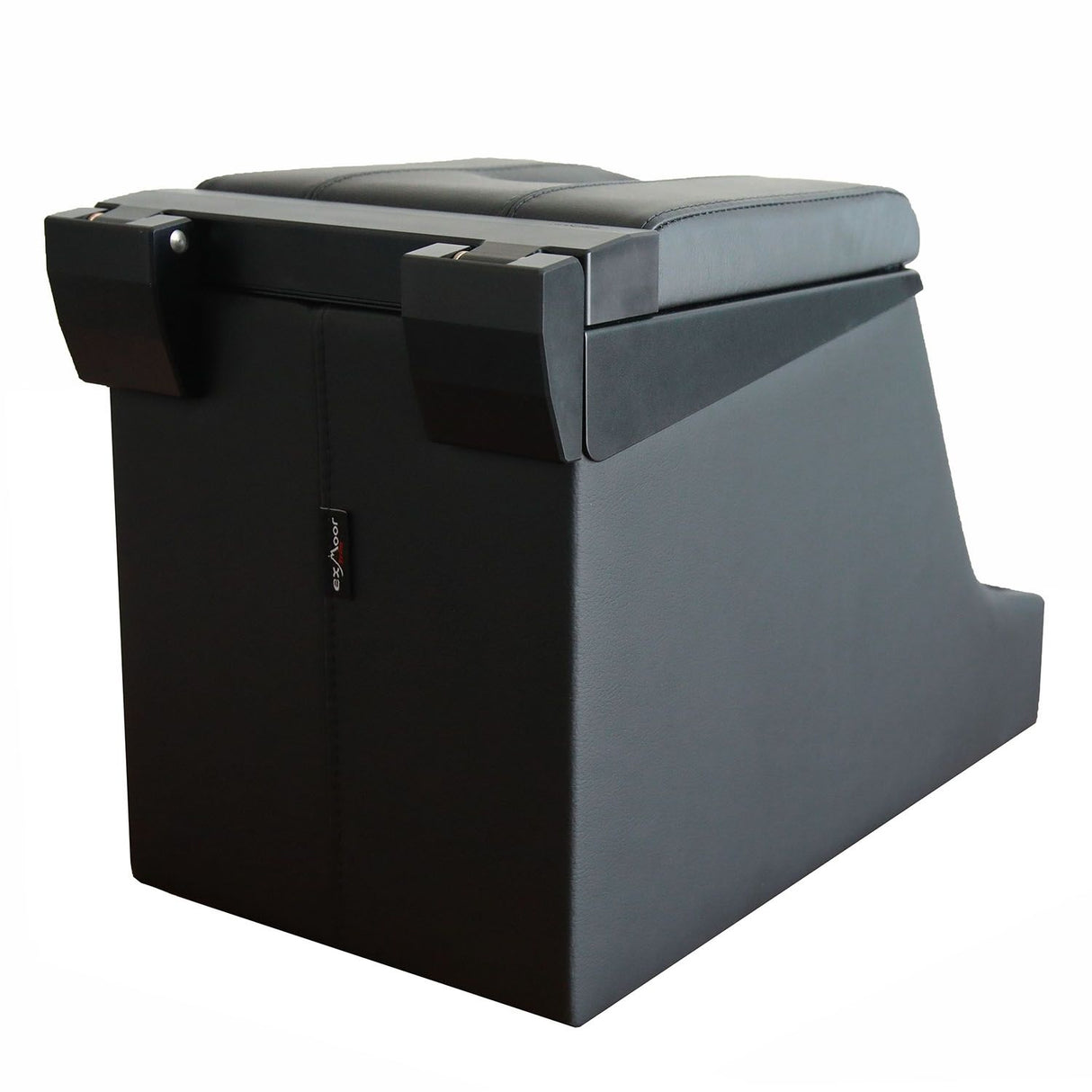 Premium Cubby Box (abschließbar) (schwarzes Leder)