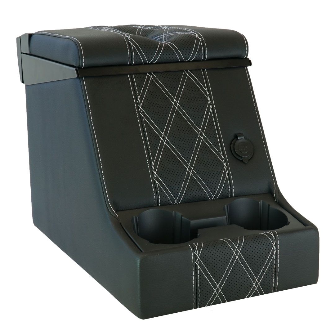 Premium Cubby Box (abschließbar) (Diamond White Vinyl)