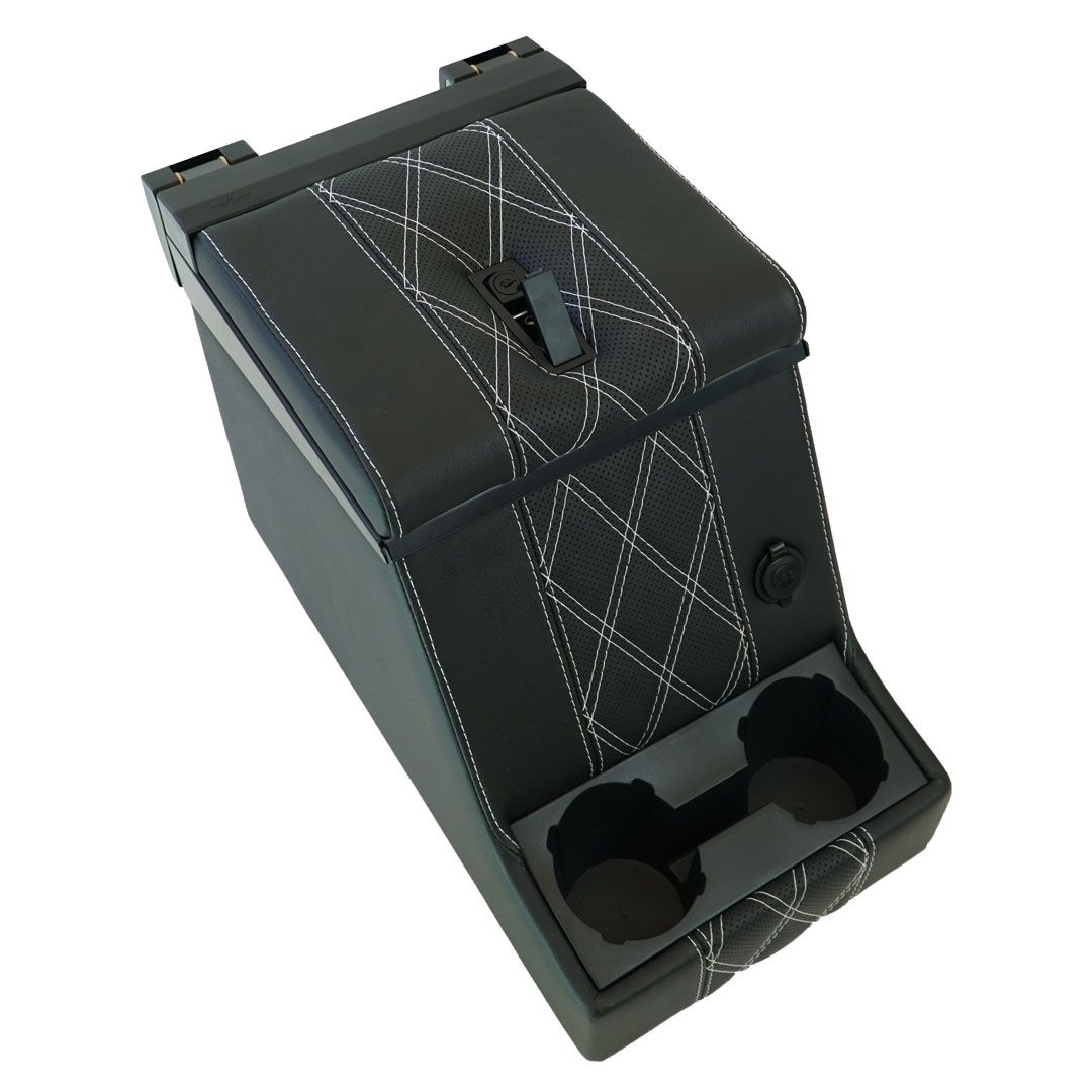 Premium Cubby Box (abschließbar) (Diamond White Vinyl)