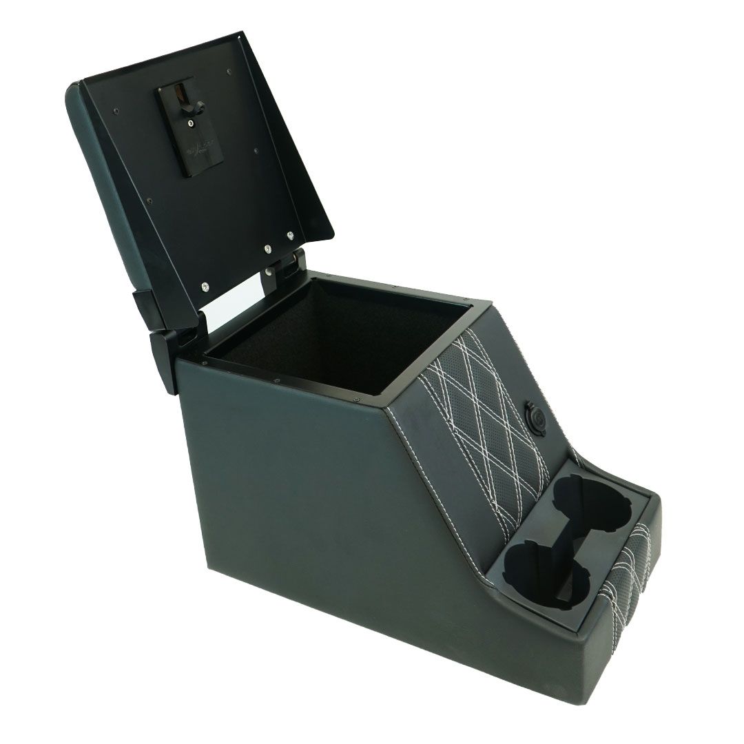 Premium Cubby Box (abschließbar) (Diamond White Vinyl)