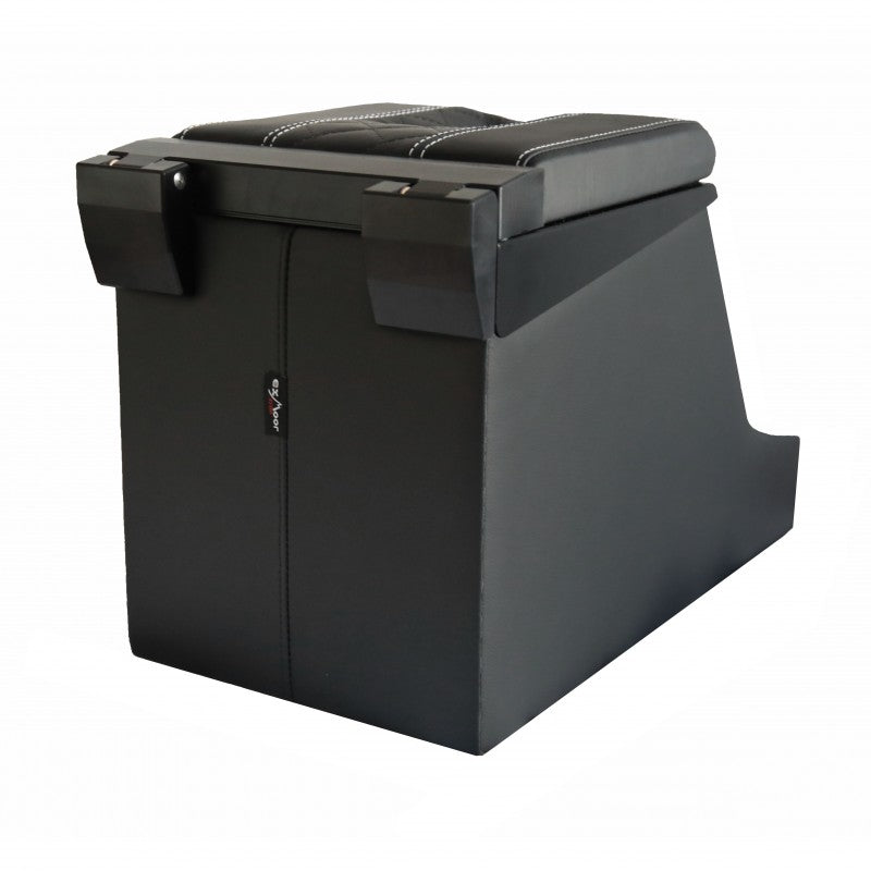 Premium Cubby Box (abschließbar) (Diamond White Leder)