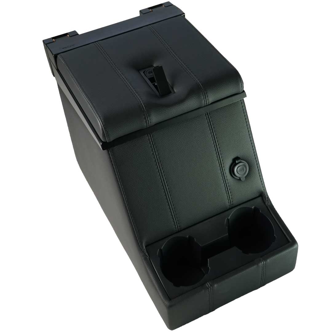 Premium Cubby Box (abschließbar) (XS, schwarzes Vinyl)