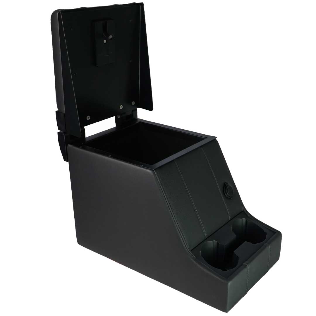 Premium Cubby Box (abschließbar) (XS, schwarzes Vinyl)