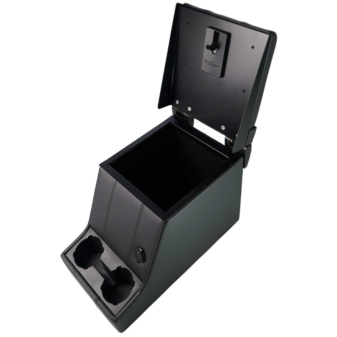 Premium Cubby Box (abschließbar) (XS, schwarzes Vinyl)